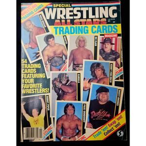 Vintage 1985 Wrestling All Stars Trading Card Magazine #1
